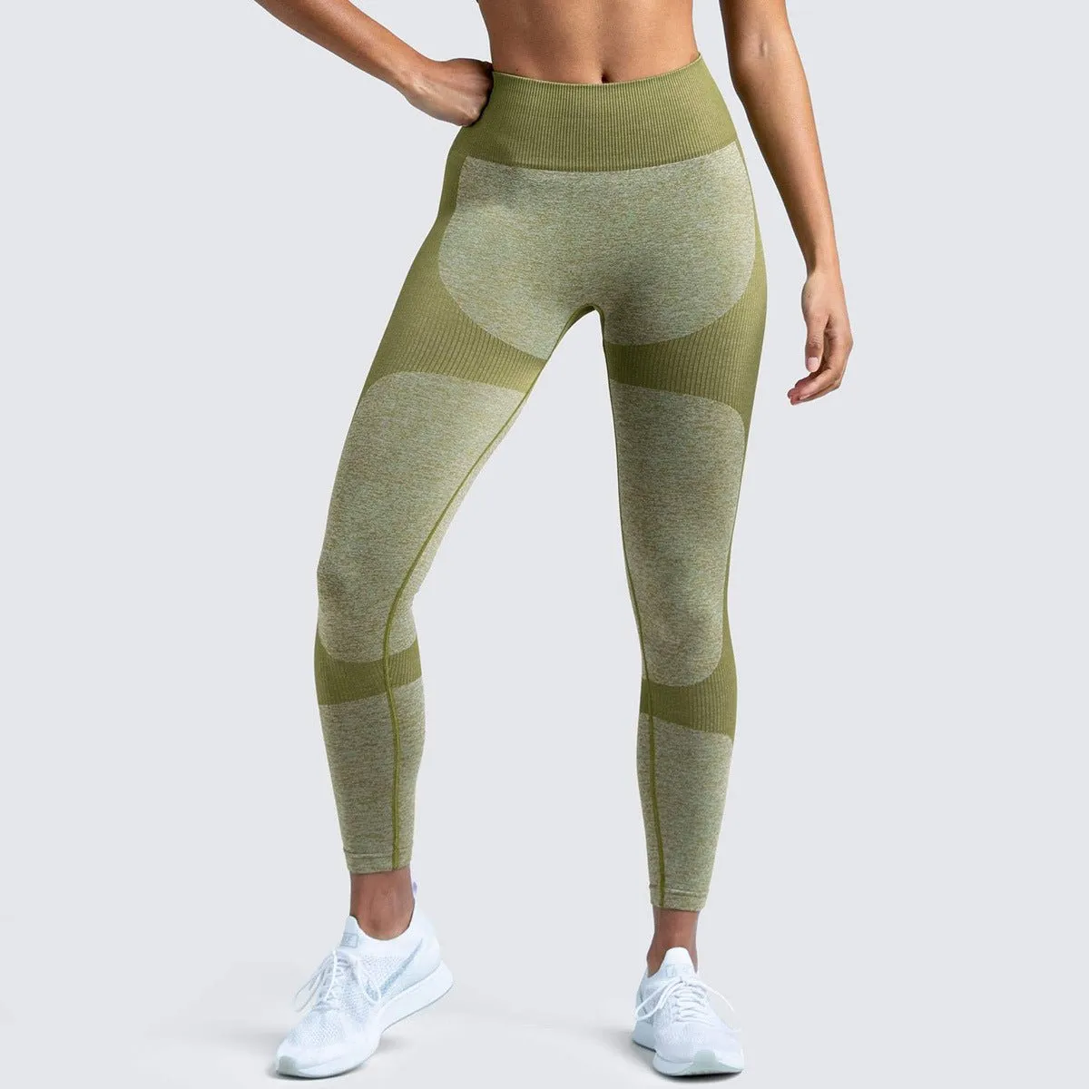 2 Piece Set Women High Quality Breathable Yoga Pant Seamless Activewear Fitness Leggings Yoga Bra Set