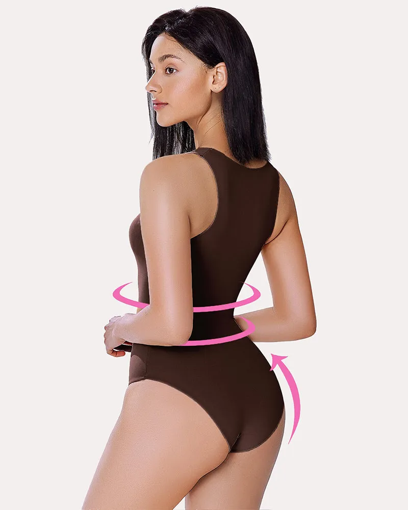 2Pack Double Lined Tank Bodysuit Shapewear