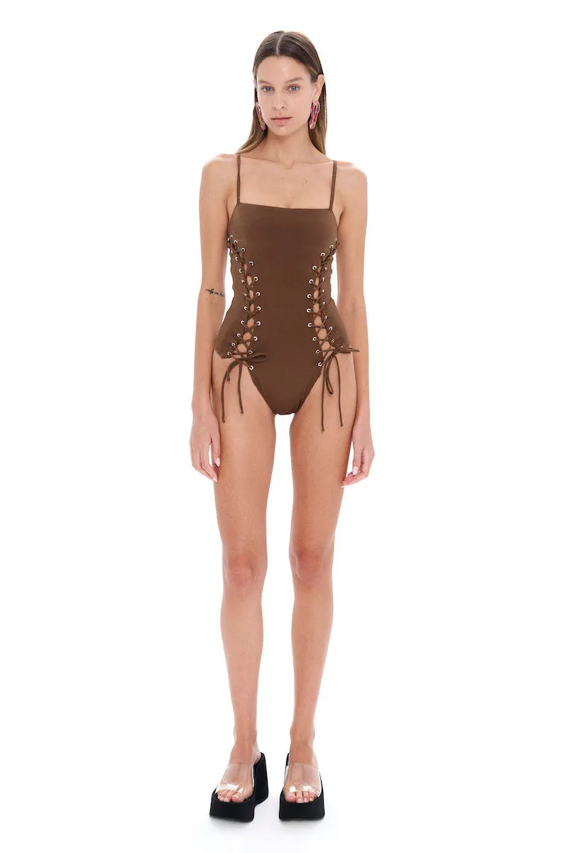 ADA BROWN SWIMSUIT