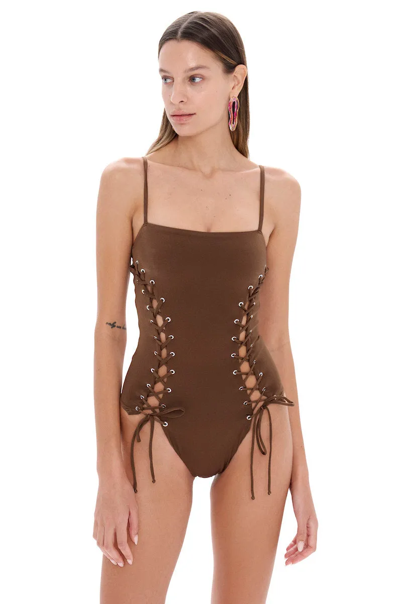 ADA BROWN SWIMSUIT