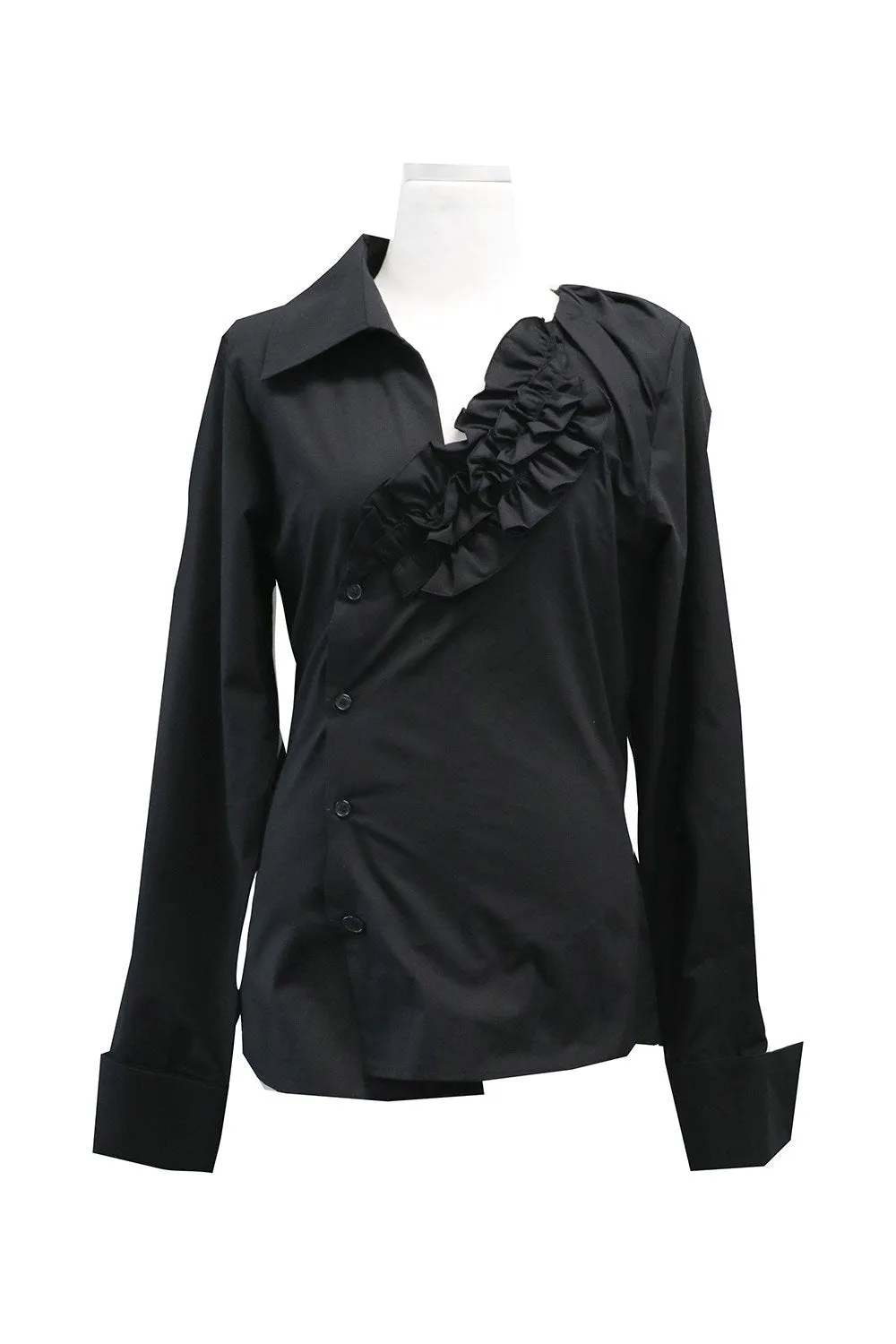 Addison Tiered Ruffle Wrap Blouse