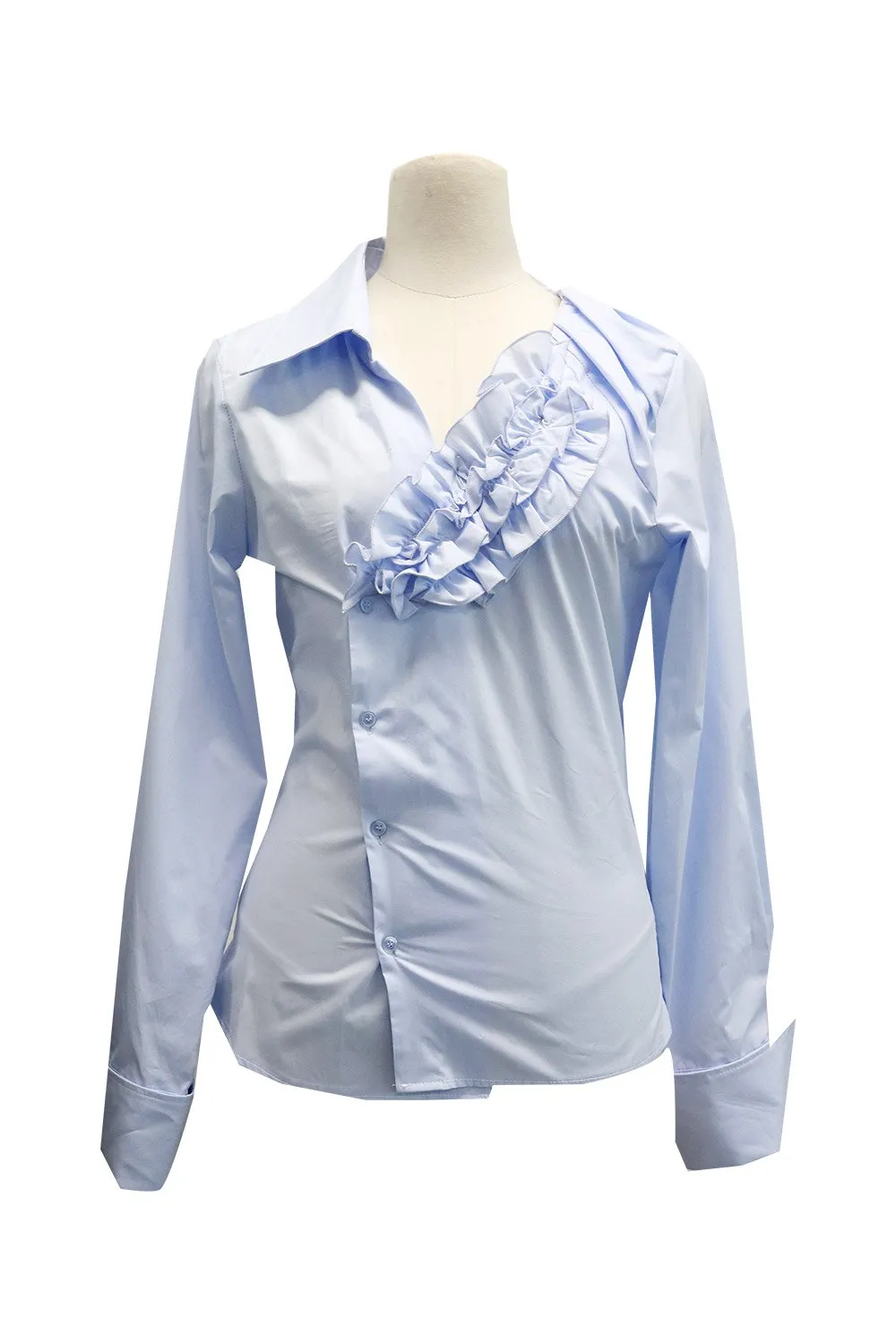 Addison Tiered Ruffle Wrap Blouse