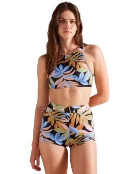 Adventure Division High Neck Bikini Top in Multi