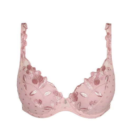 AGNES Padded Plunge Bra (Vintage Pink) A-F Cup