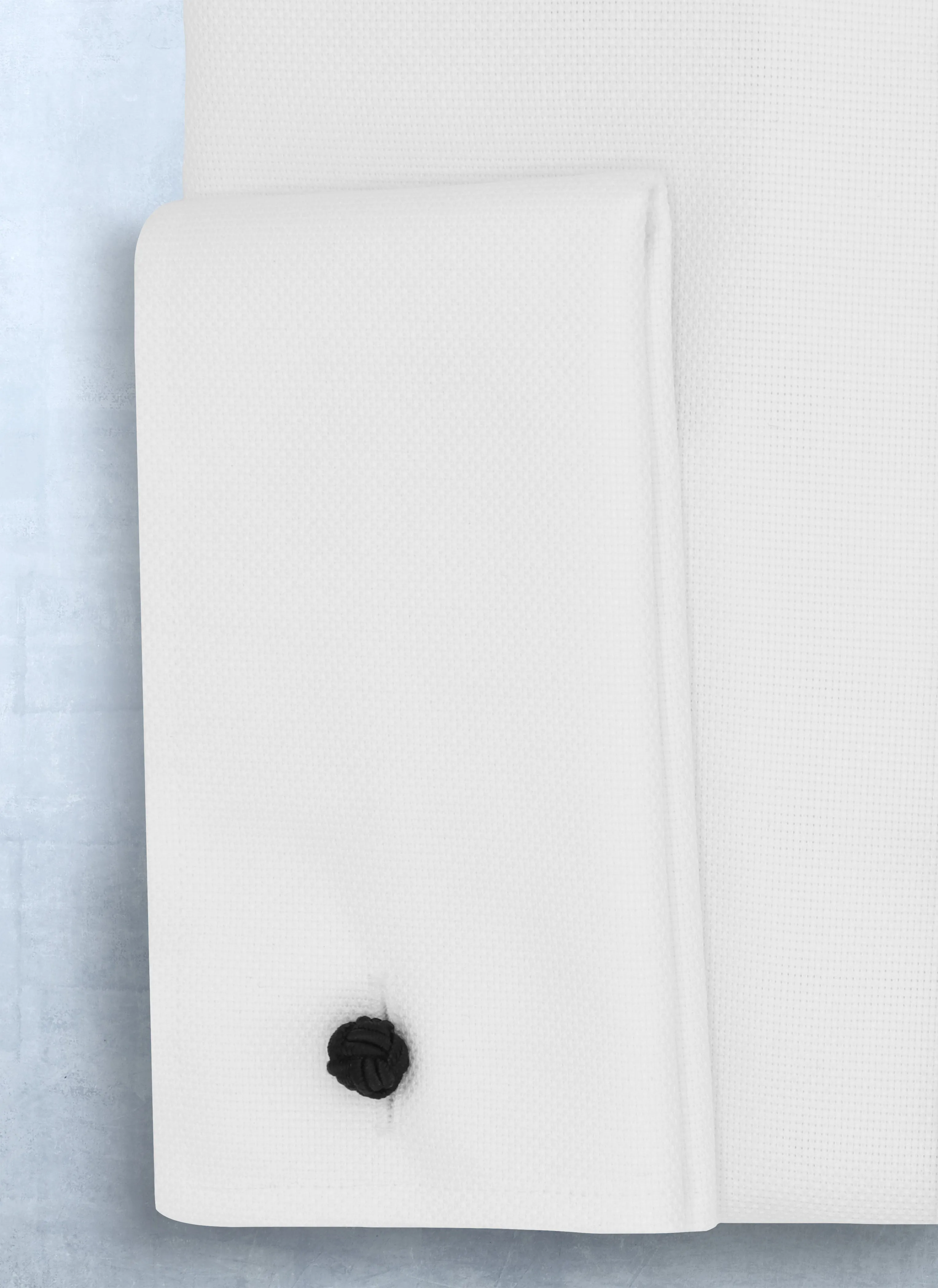 Alexander Solid Textured White Shirt