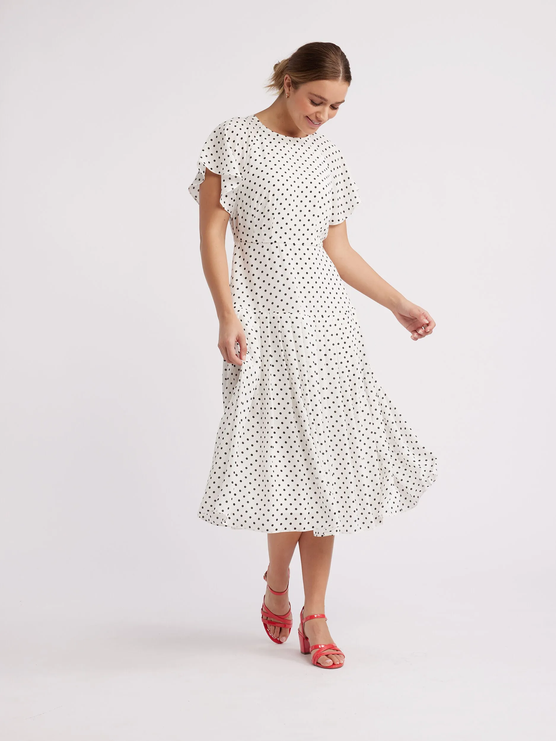 Alexandra Spot Dress