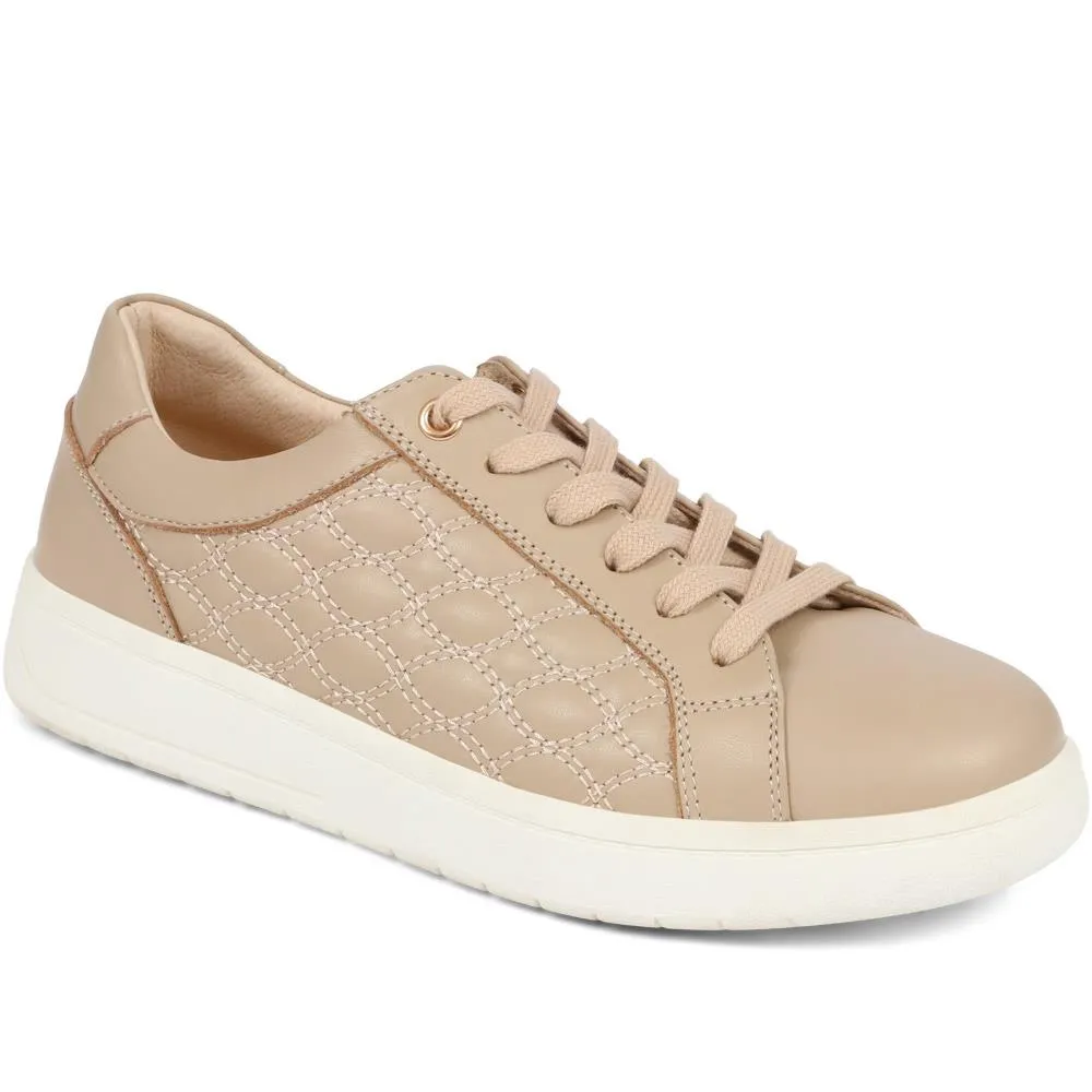 Allana Leather Lace-Up Trainers - ALLANA / 325 133