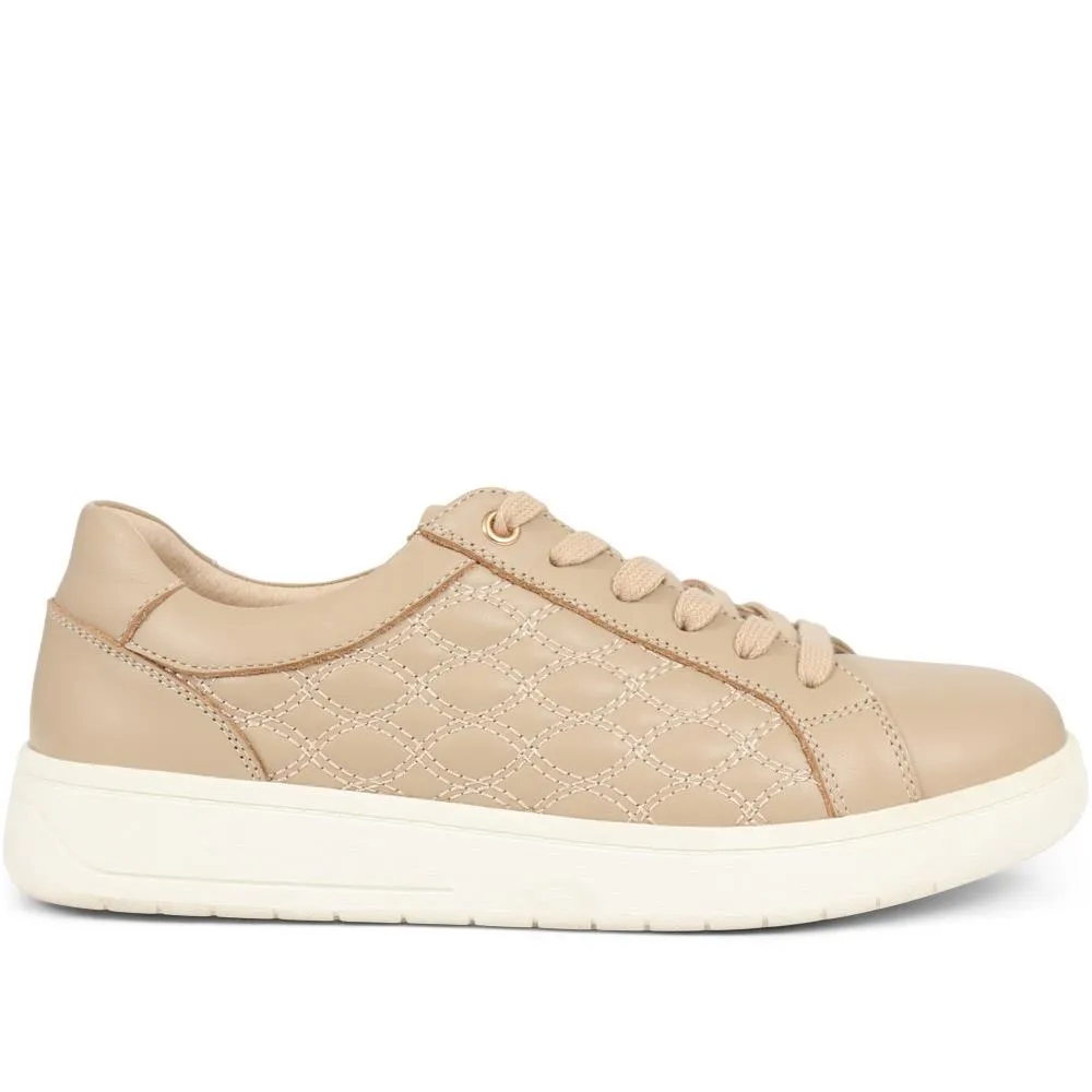 Allana Leather Lace-Up Trainers - ALLANA / 325 133