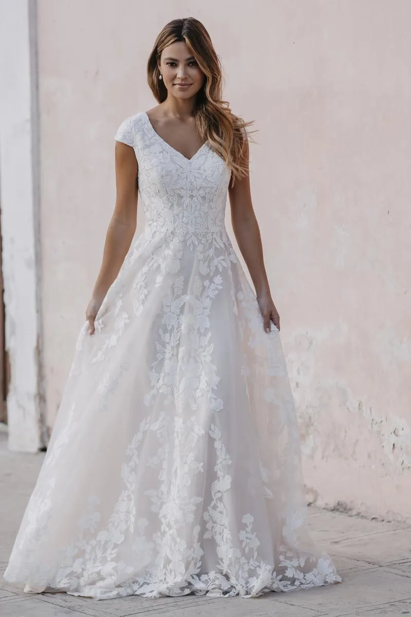 Allure Bridals Modest Dress M697