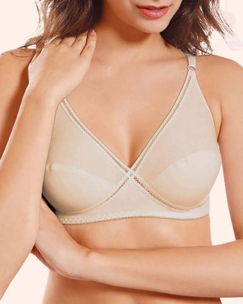 Angel Bra - Flourish - White