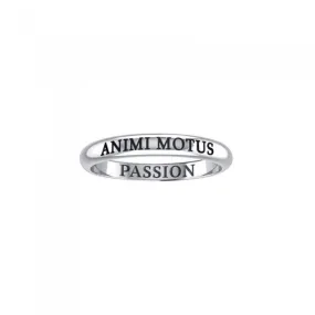 Animi Motus Passion Silver Ring TRI749