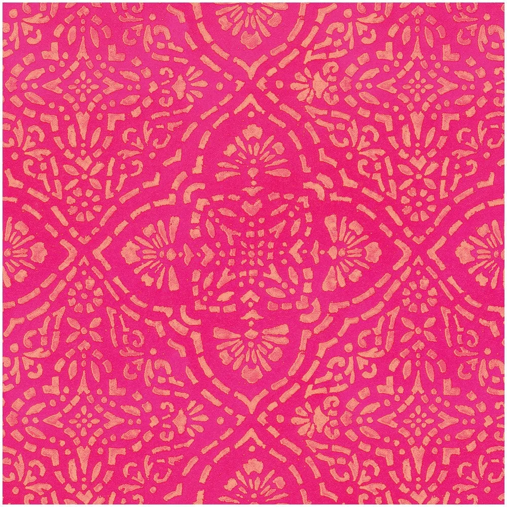 Annika Fuchsia & Coral Gift Wrapping Paper