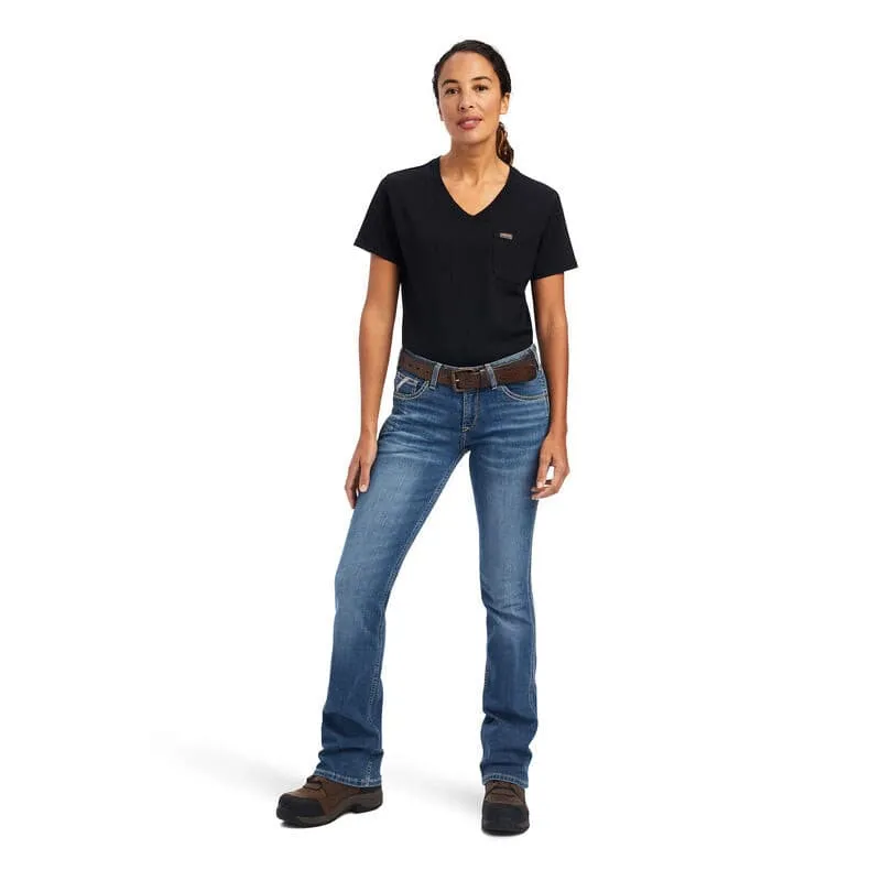 Ariat Women's Rebar Riveter Boot Cut Work Jeans