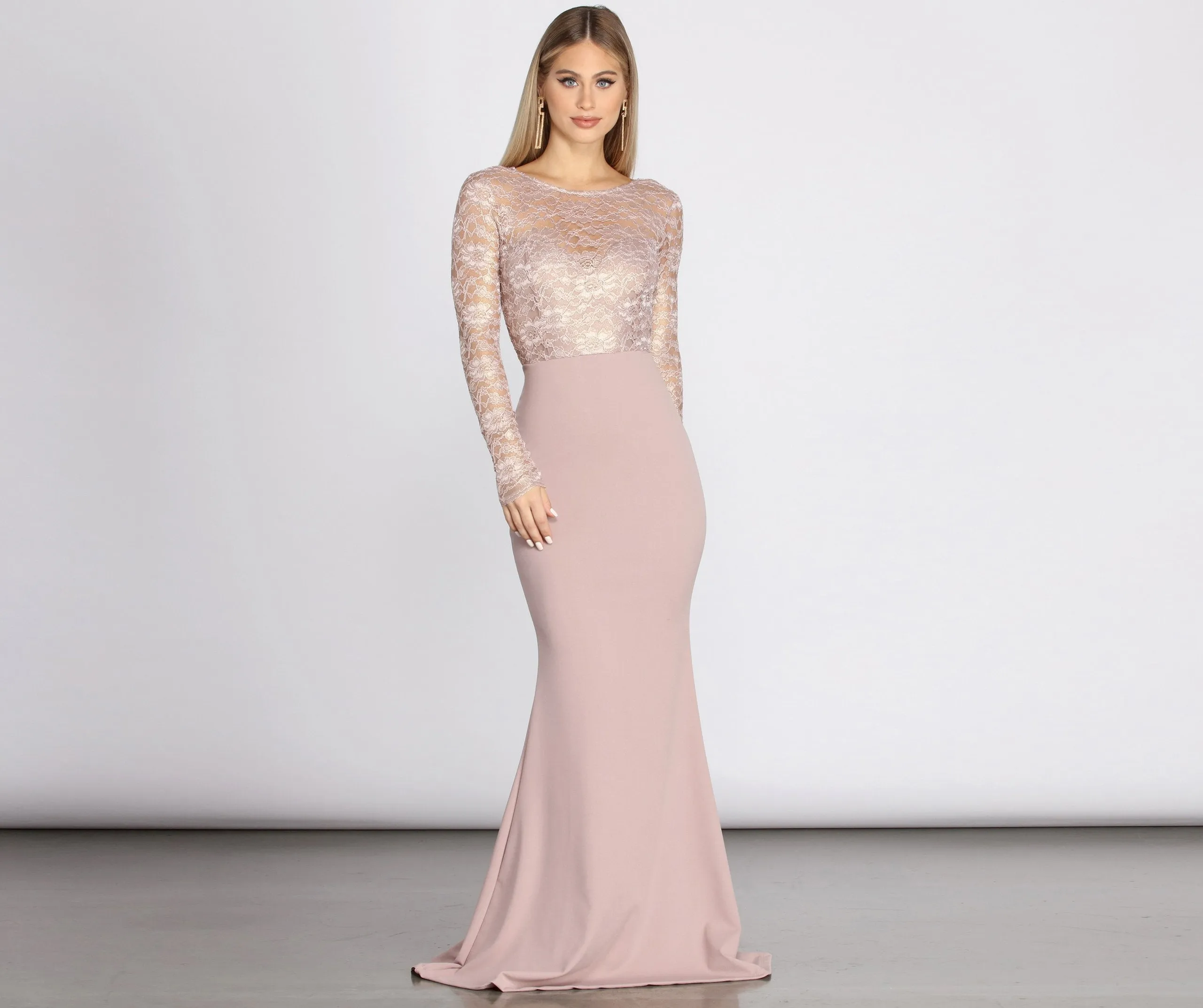 Ariella Take A Charming Bow Formal Dress