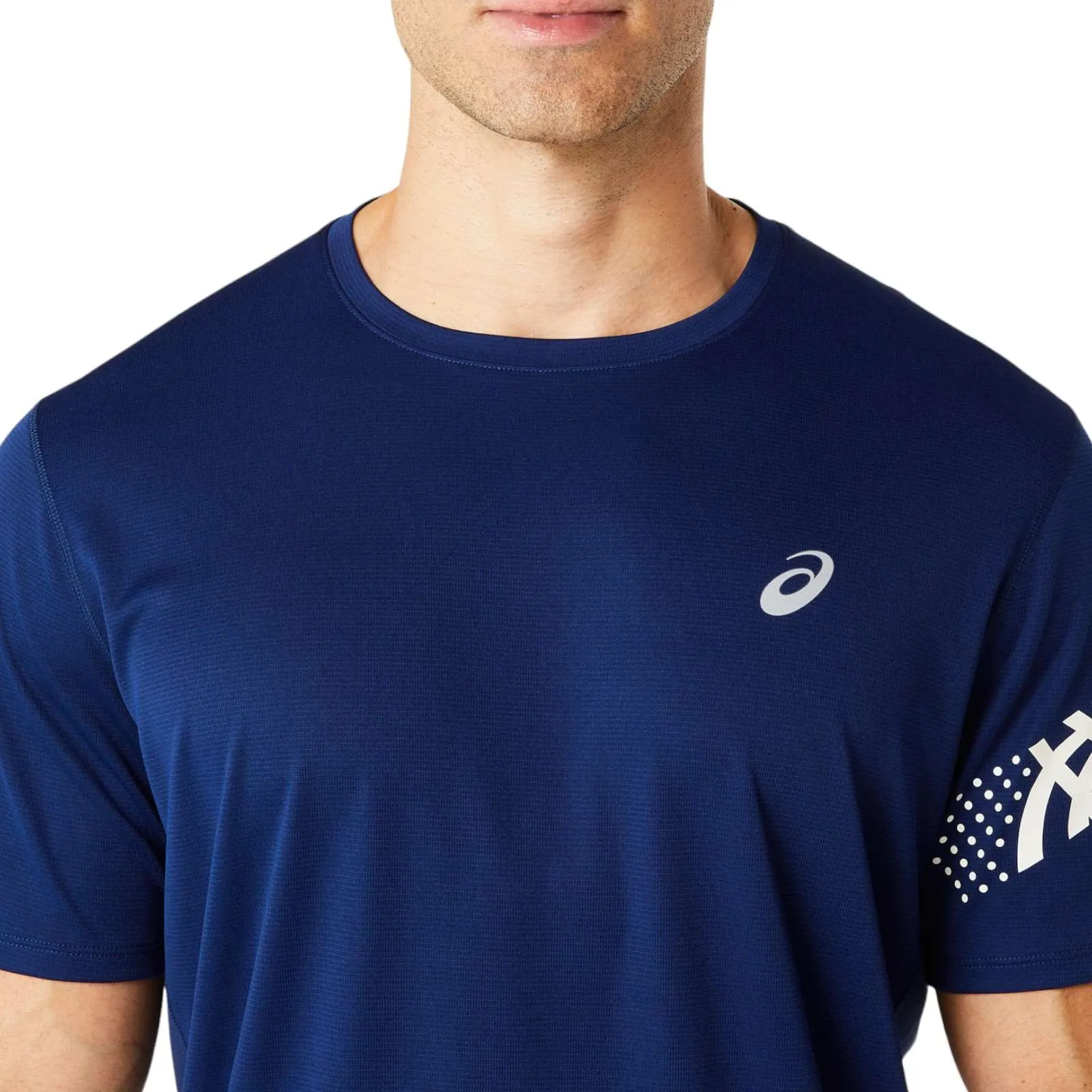 ASICS MENS ICON SS TOP NAVY