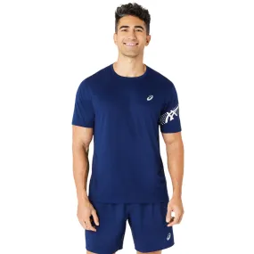 ASICS MENS ICON SS TOP NAVY