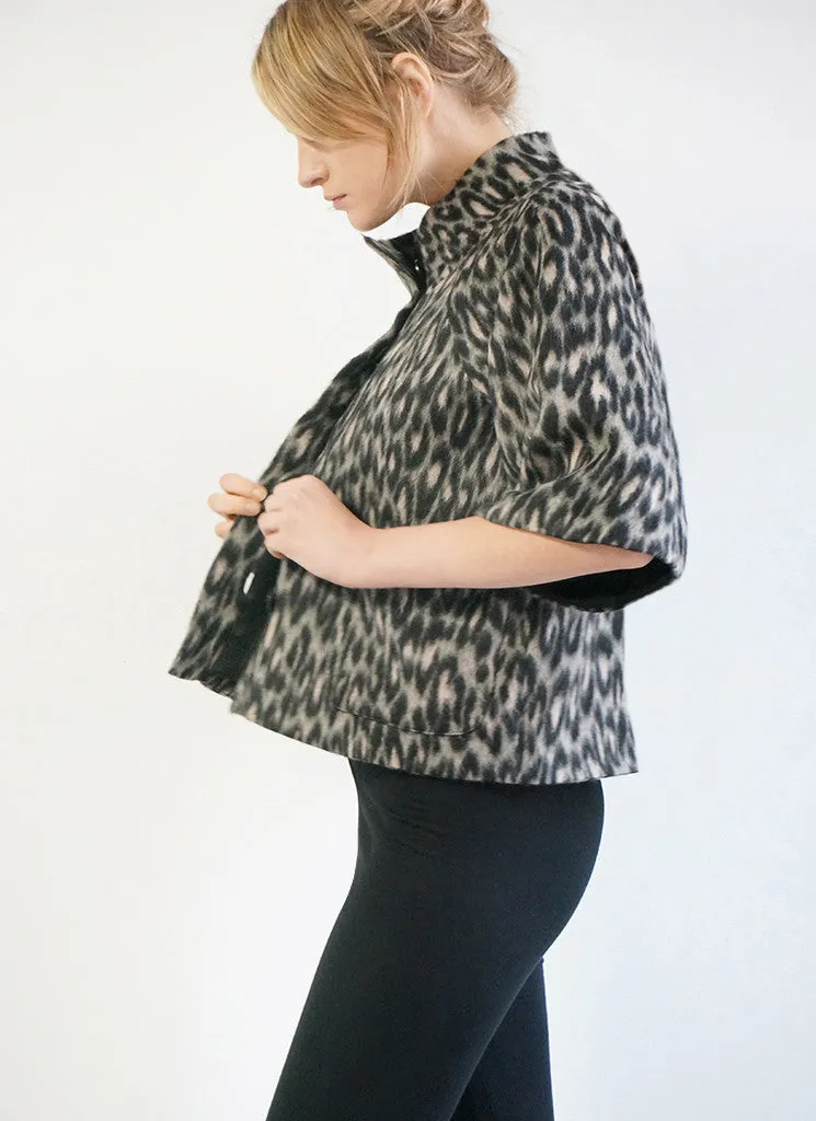 ASTRID SHAWL JACKET (Black) .