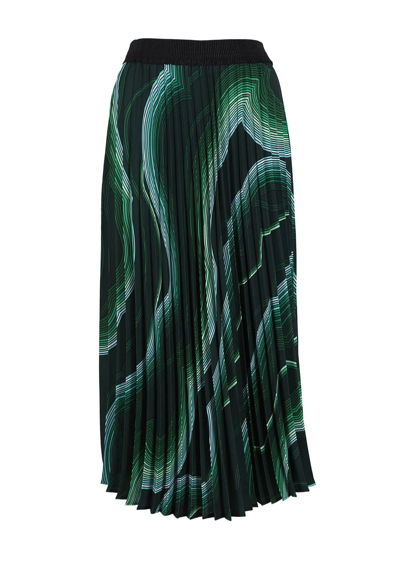 Aurora Pleated Skirt Green