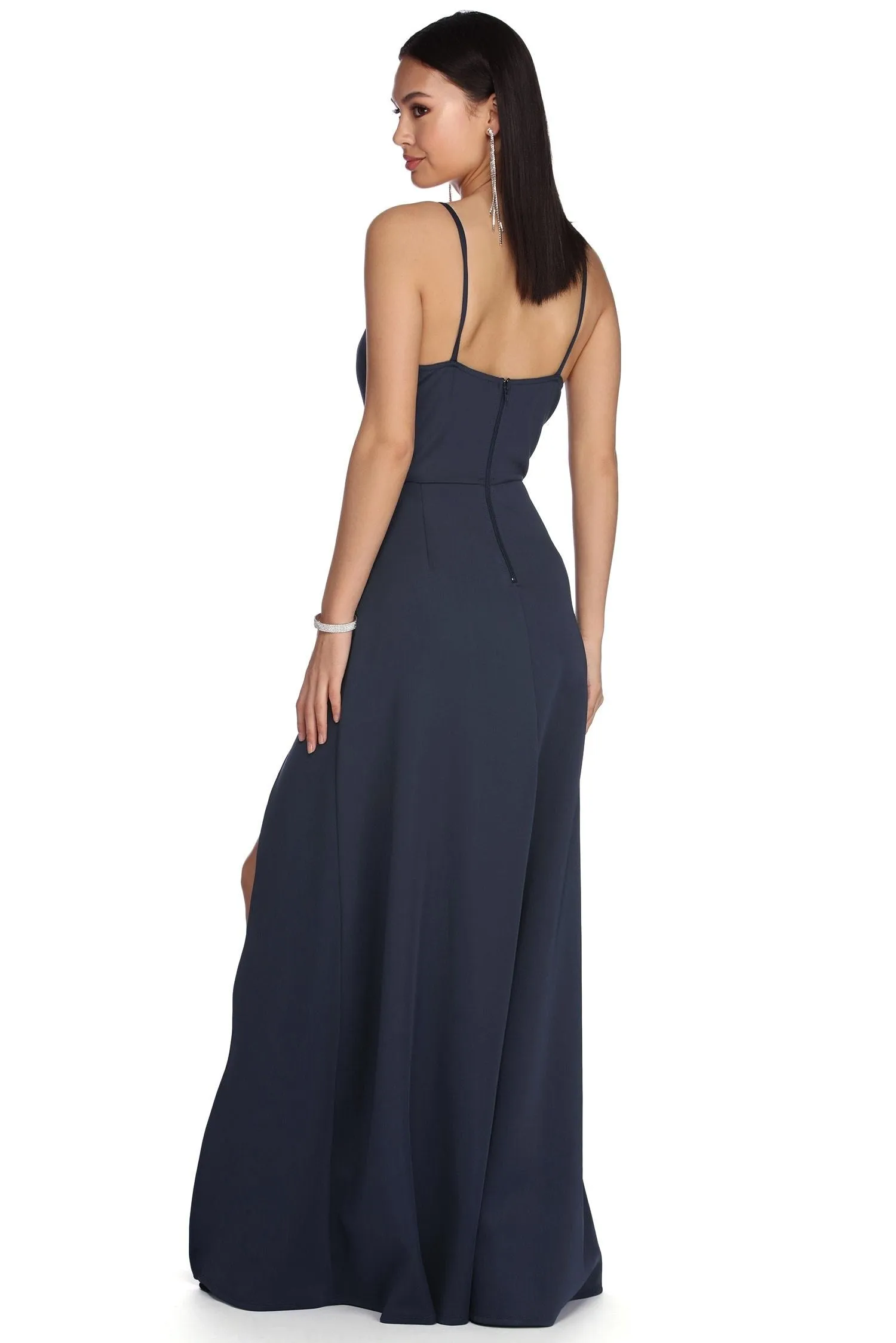 Avianna Formal Stylish High Slit Dress