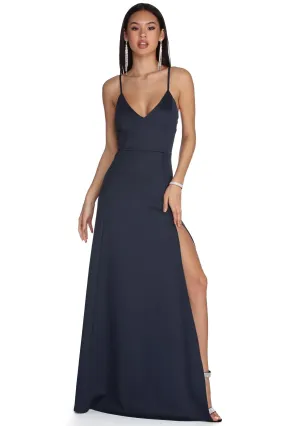 Avianna Formal Stylish High Slit Dress