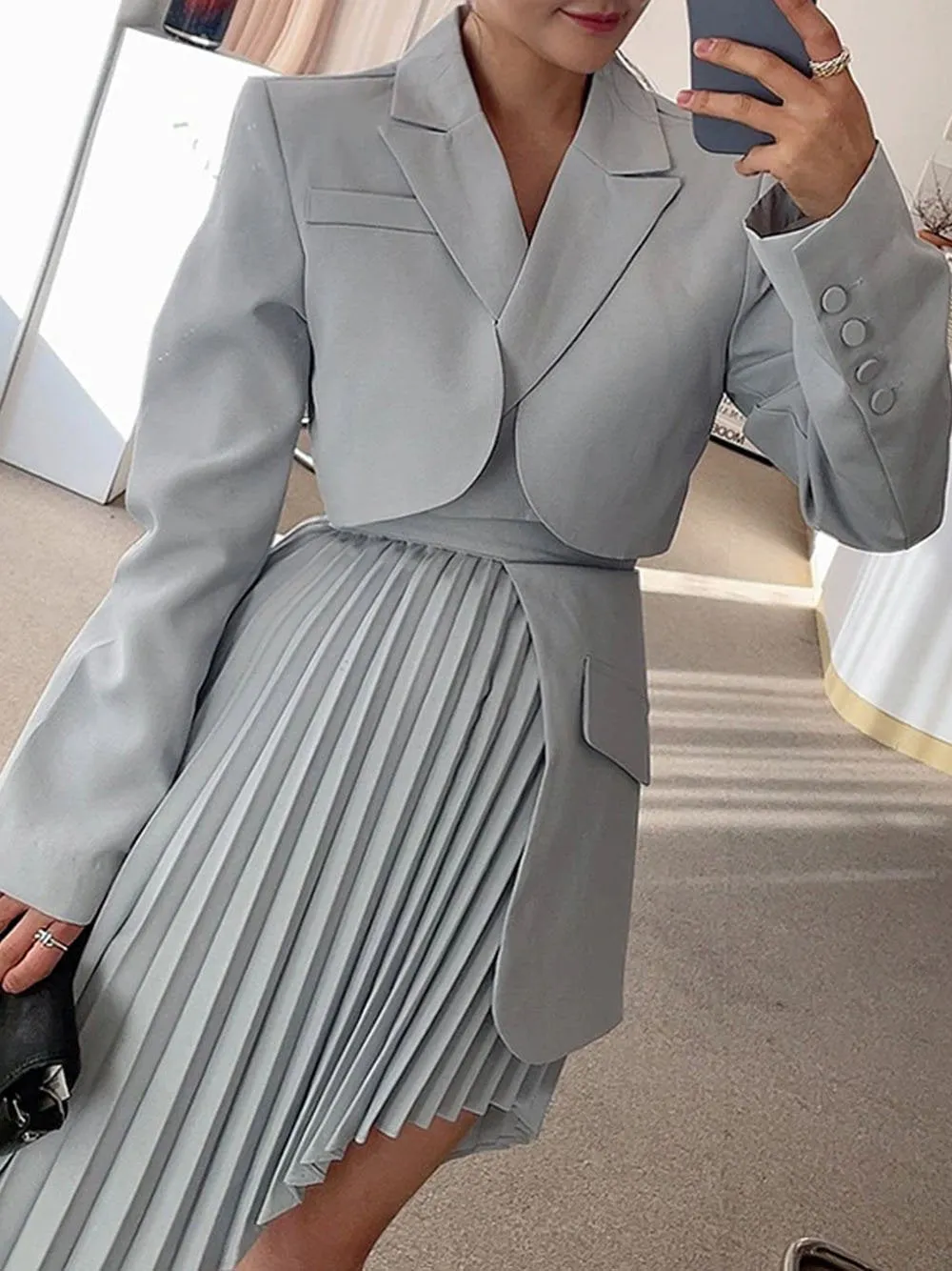 BANDETTE Blazer & Skirt Set