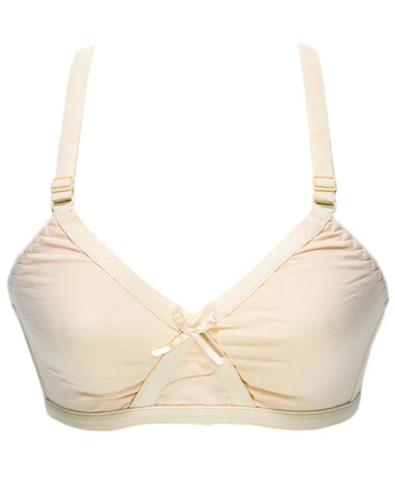 Basic Bra - Skin - Cotton Bra - Non Padded Bra - Non Wired Bra