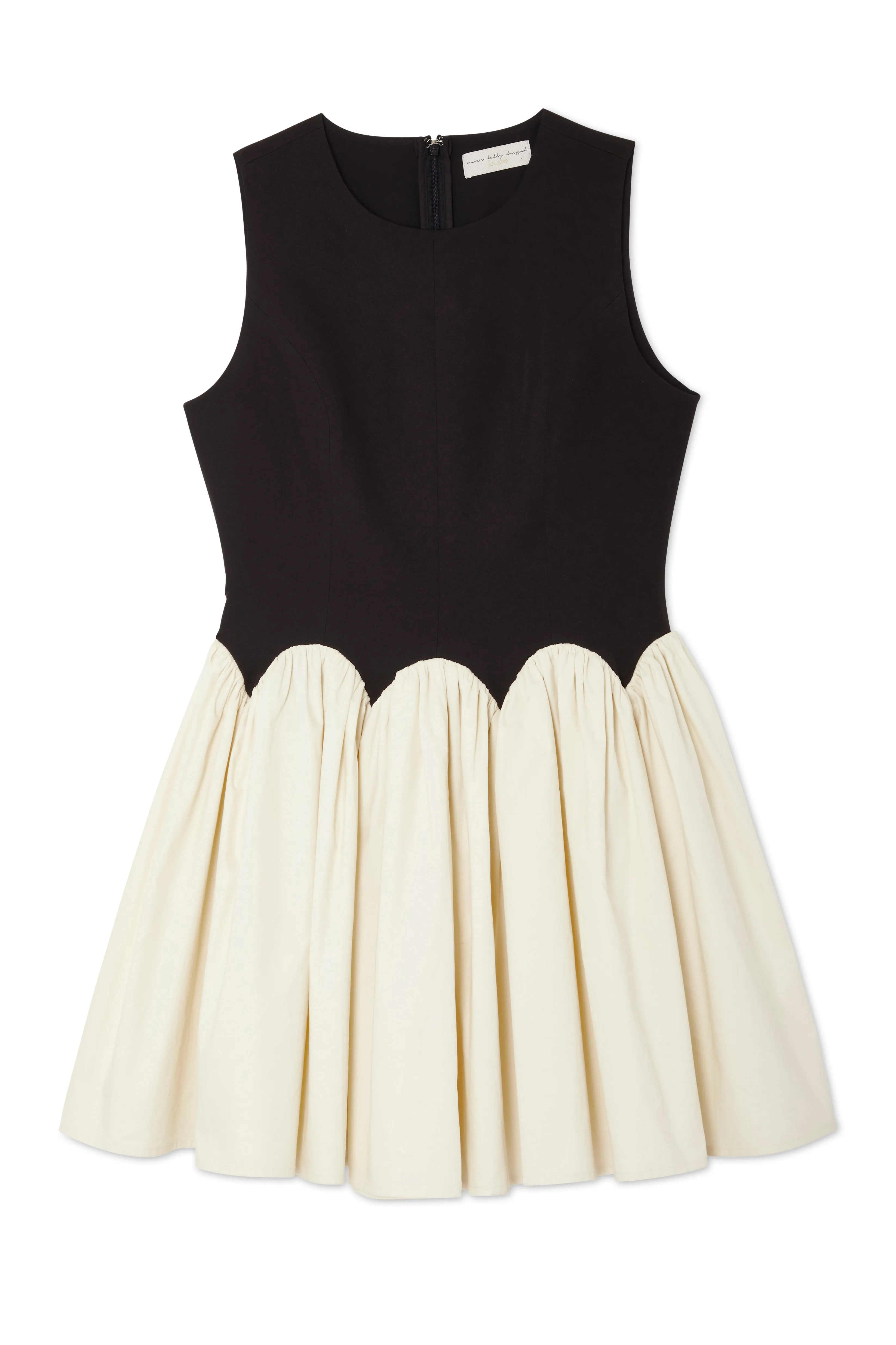 Black and Cream Mini Monika Dress