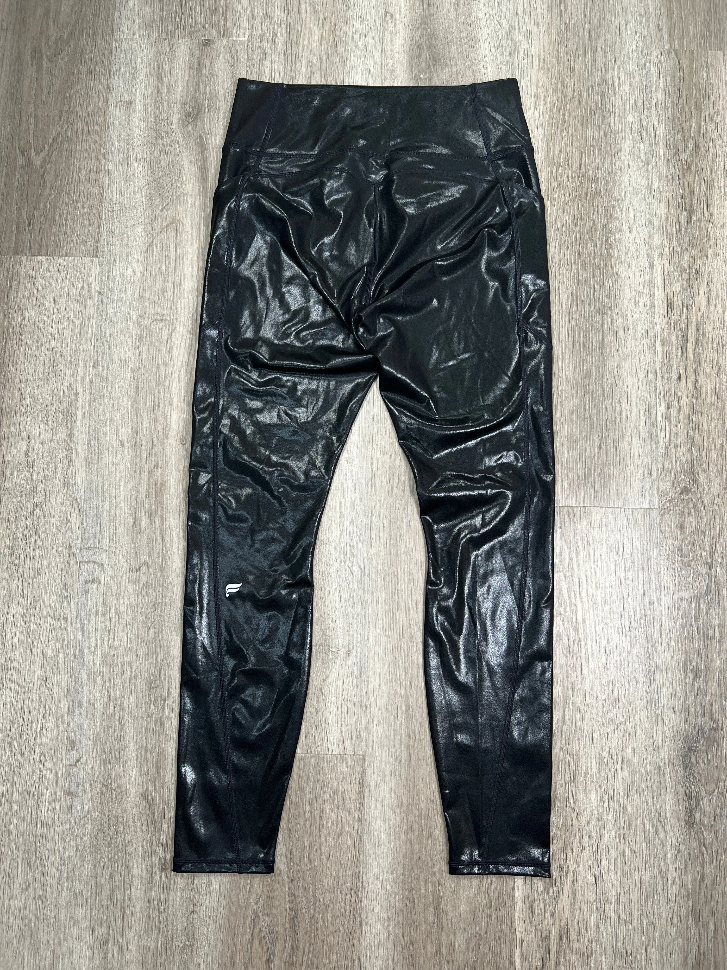 Black Athletic Leggings Fabletics, Size Xl