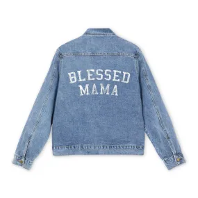 BLESSED MAMA Denim Jacket