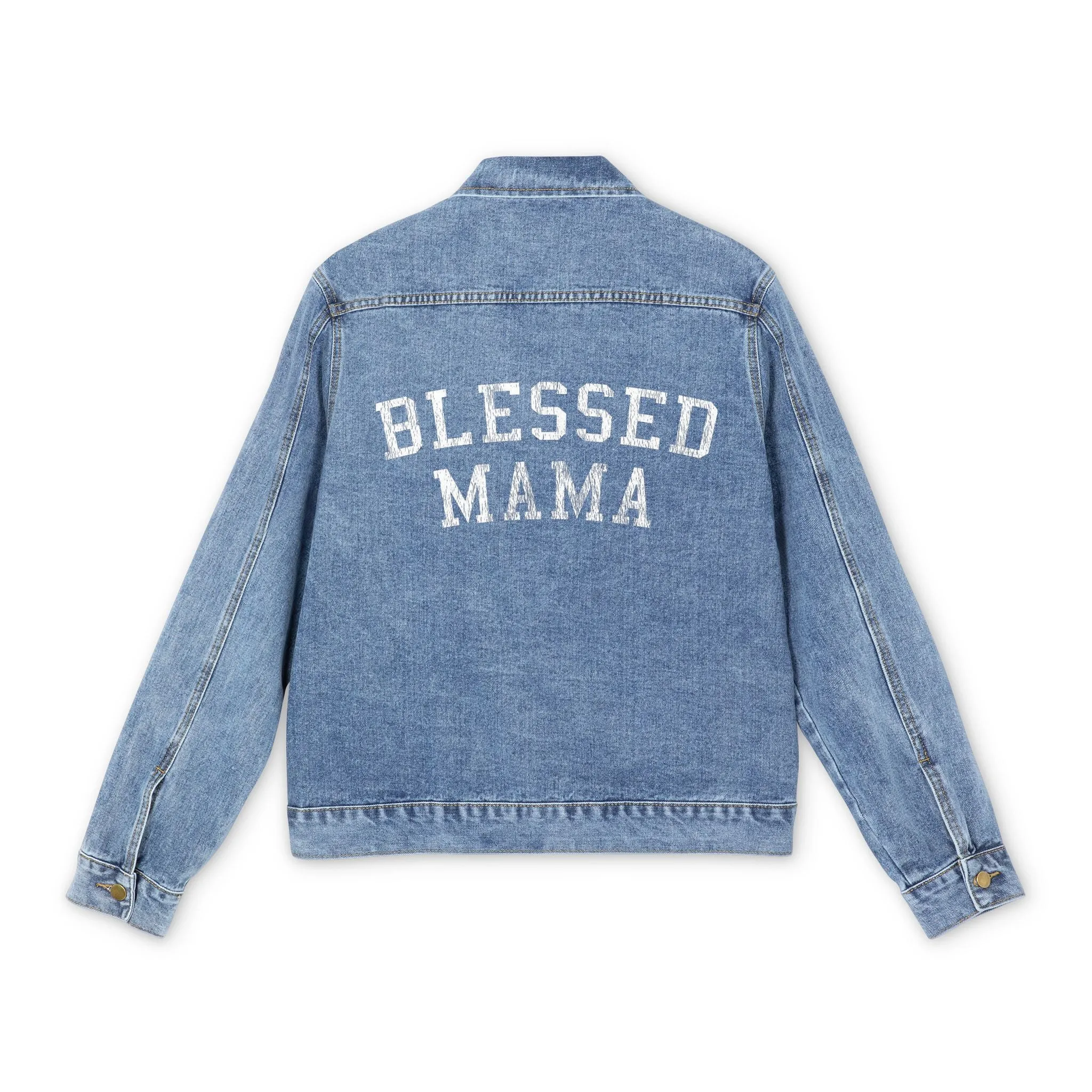 BLESSED MAMA Denim Jacket