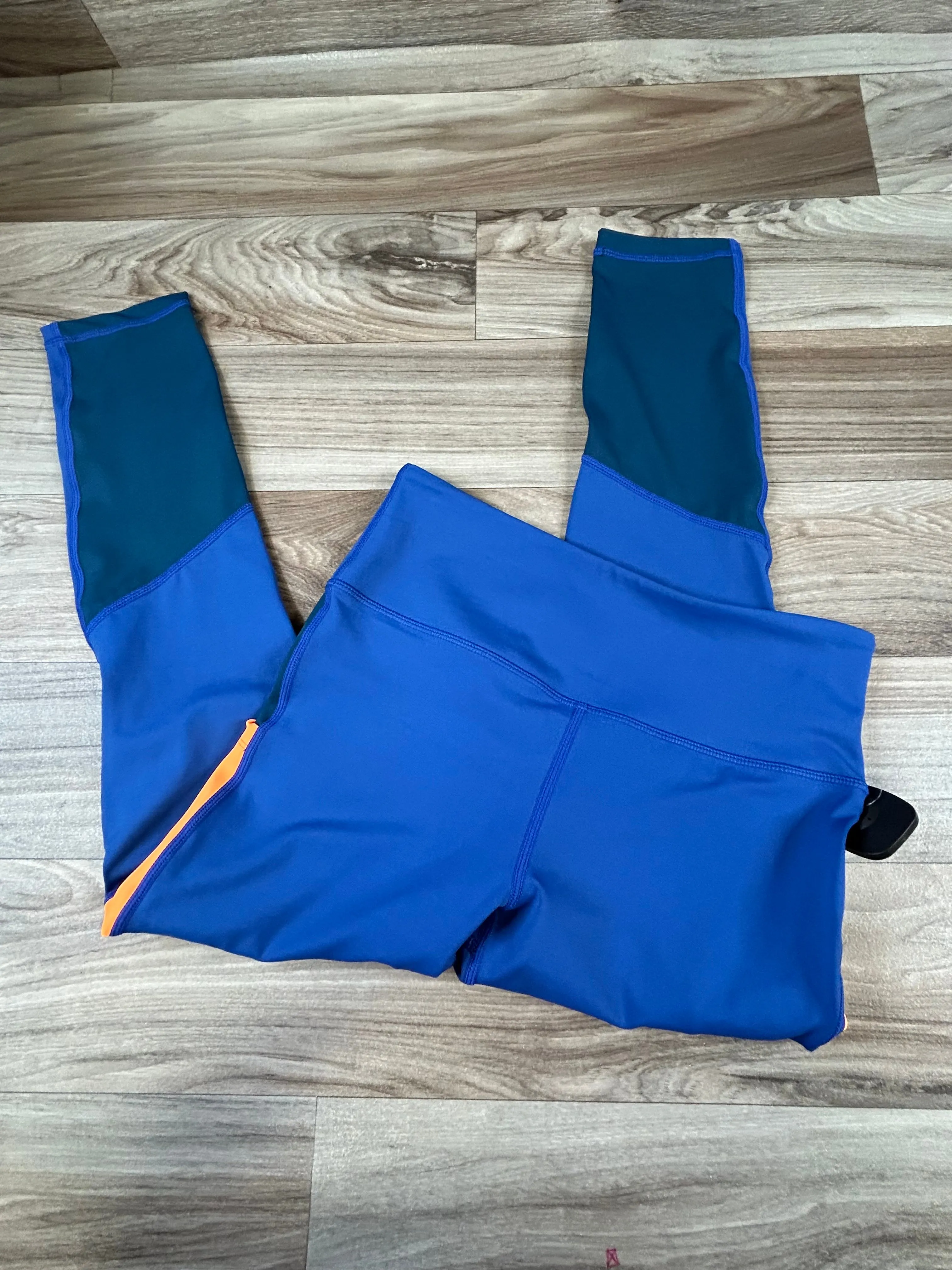 Blue & Orange Athletic Leggings Zyia, Size S