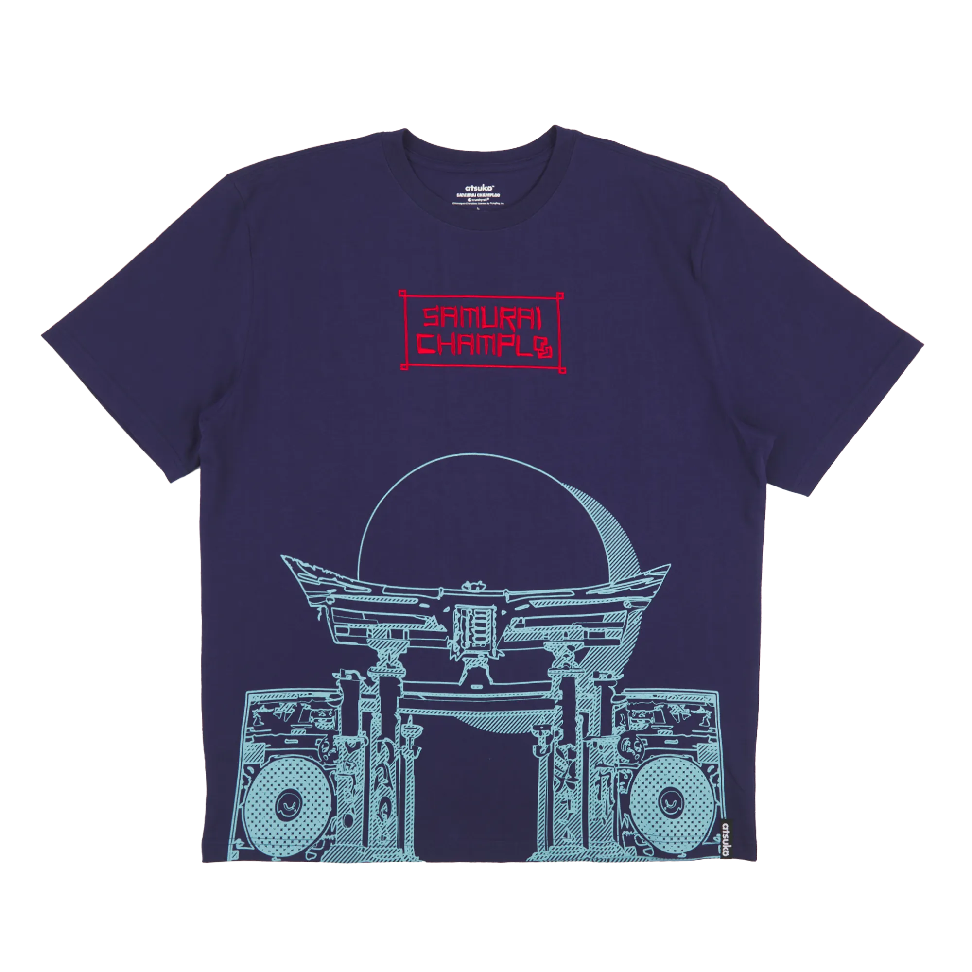 Boombox Checkpoint Blue Tee