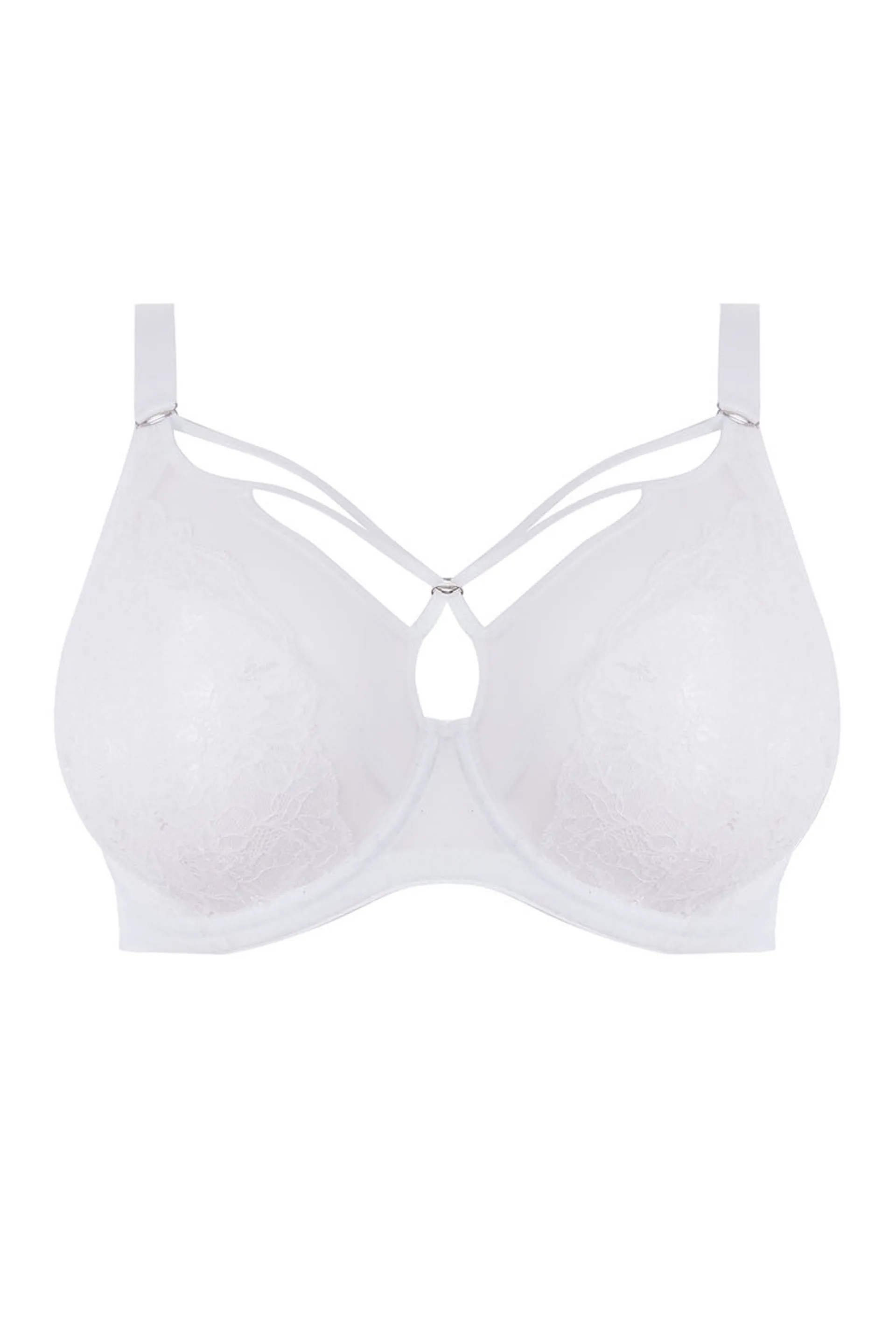 Brianna Plunge Bra White