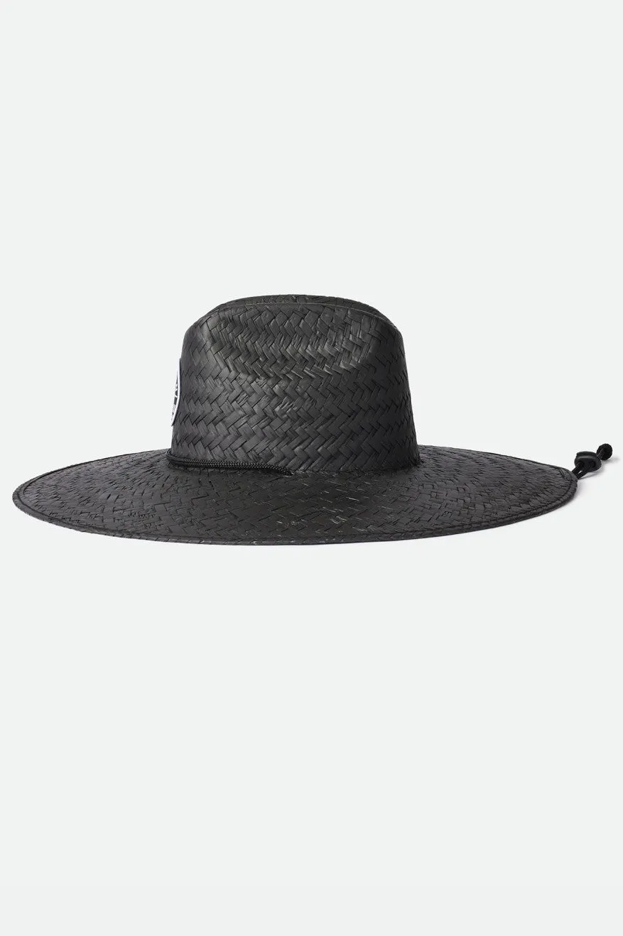 Brixton Unisex Crest Sun Hat - Black