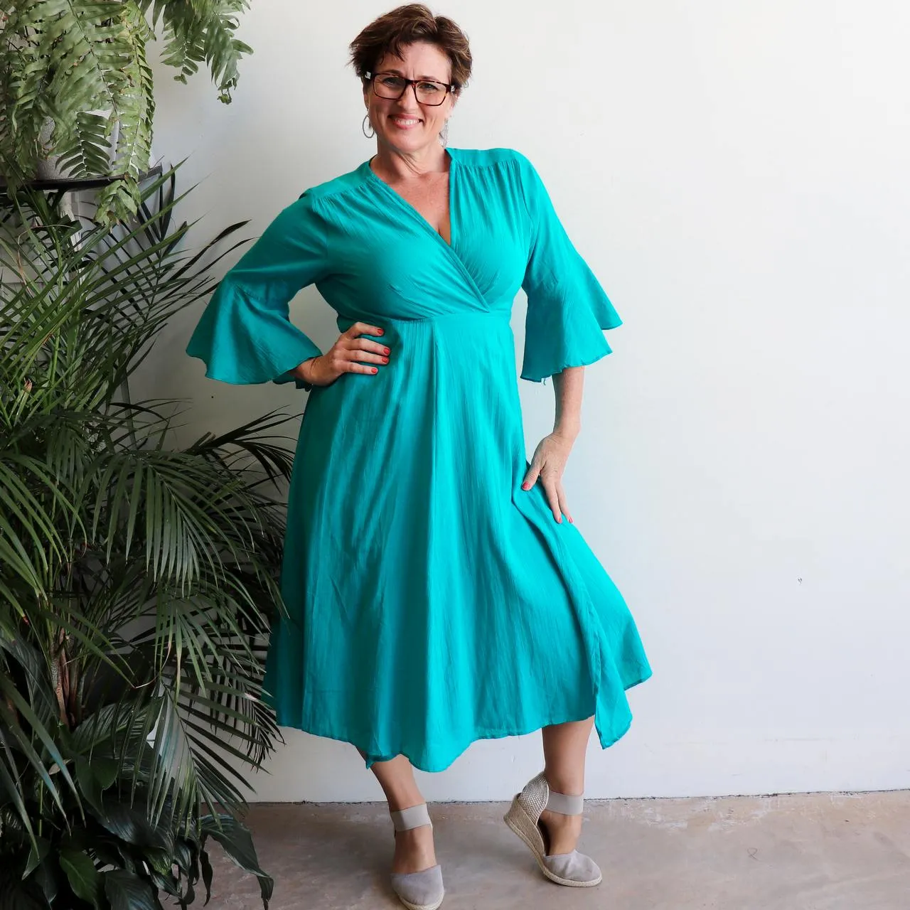 Cabana Cotton Wrap Dress