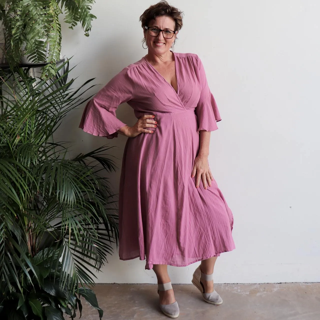 Cabana Cotton Wrap Dress