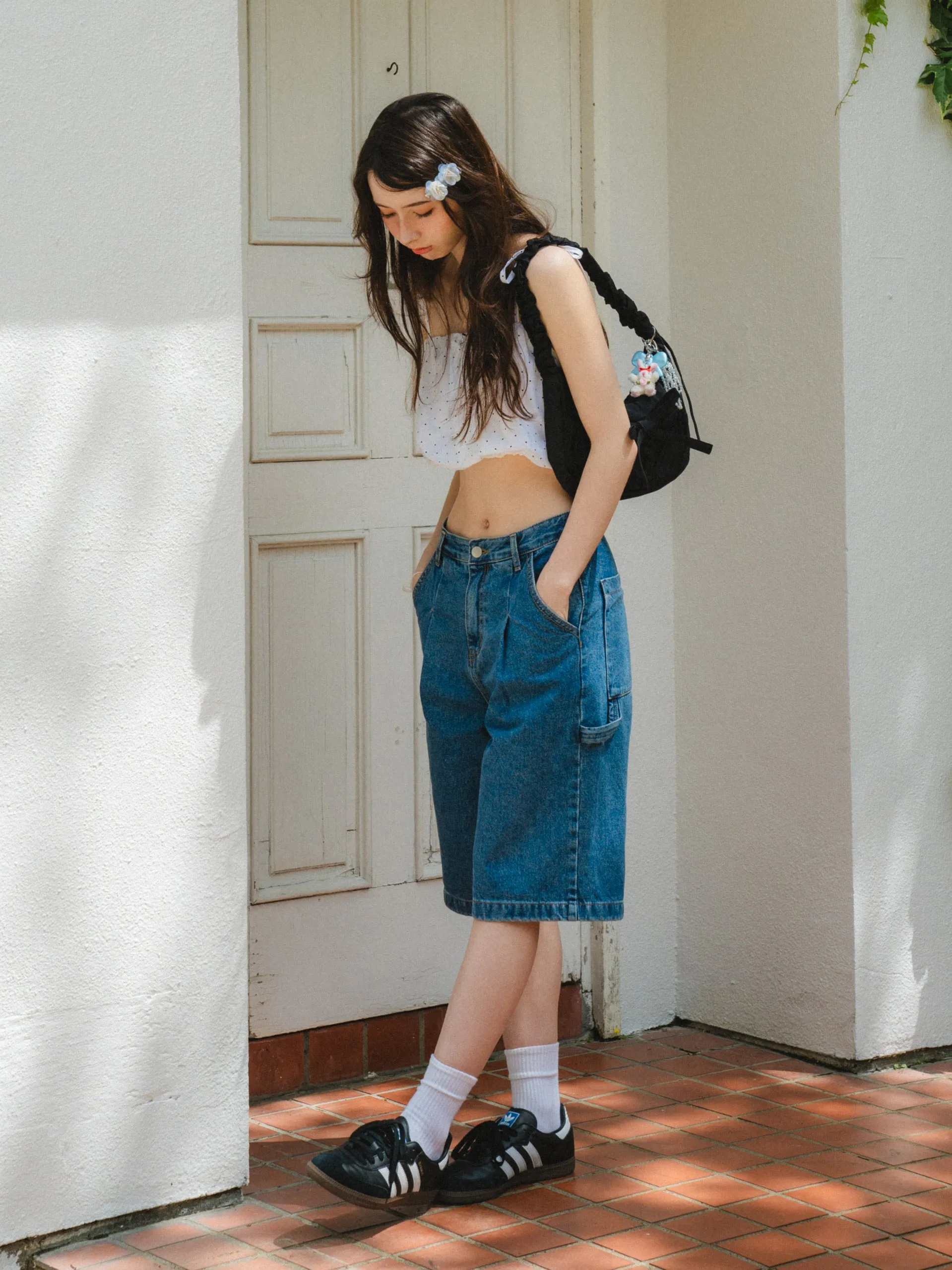 Casual Half Denim Pants