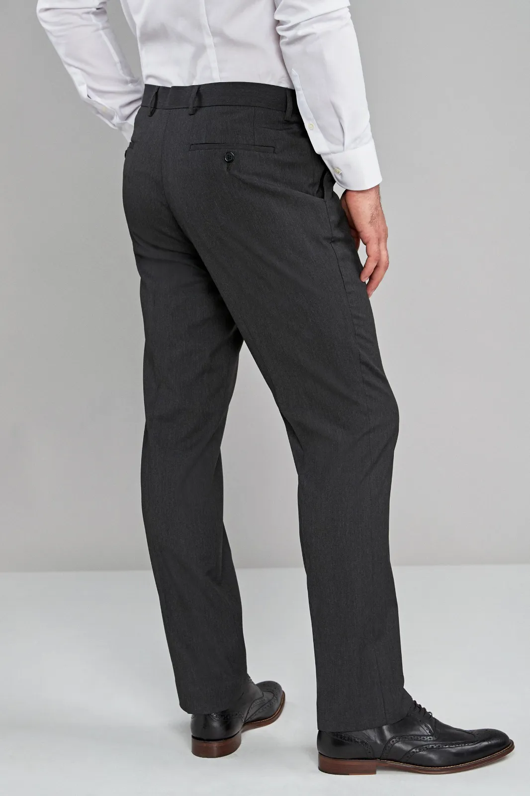 Charcoal Grey Slim Fit Trousers - Brand New