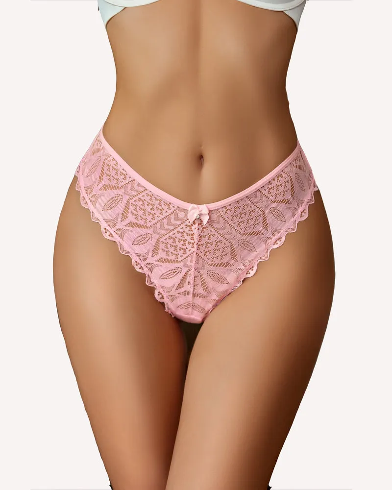 Cheeky Panties Lace Criss Cross Underwear