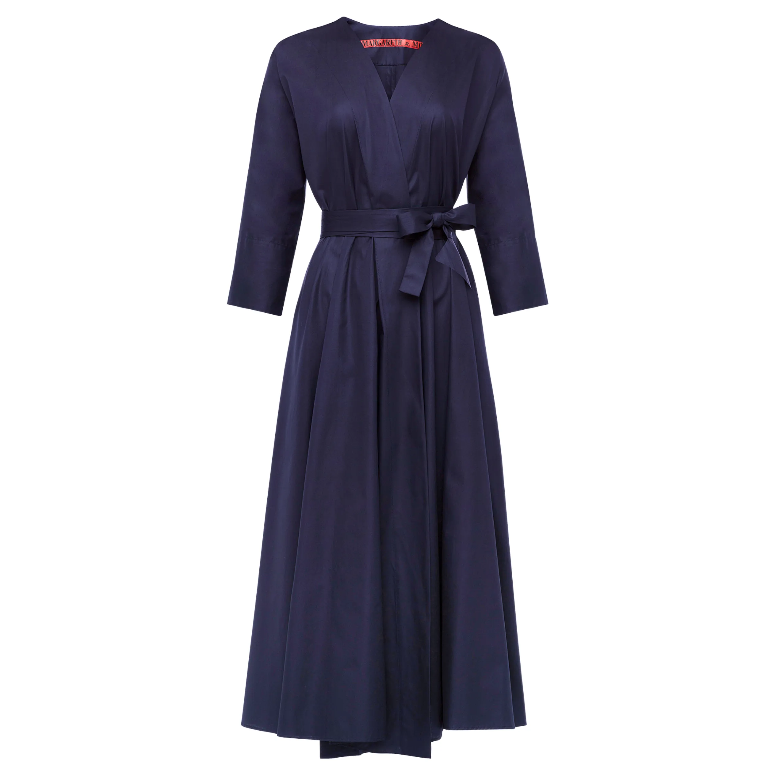 Chic Wrap Dress - Navy