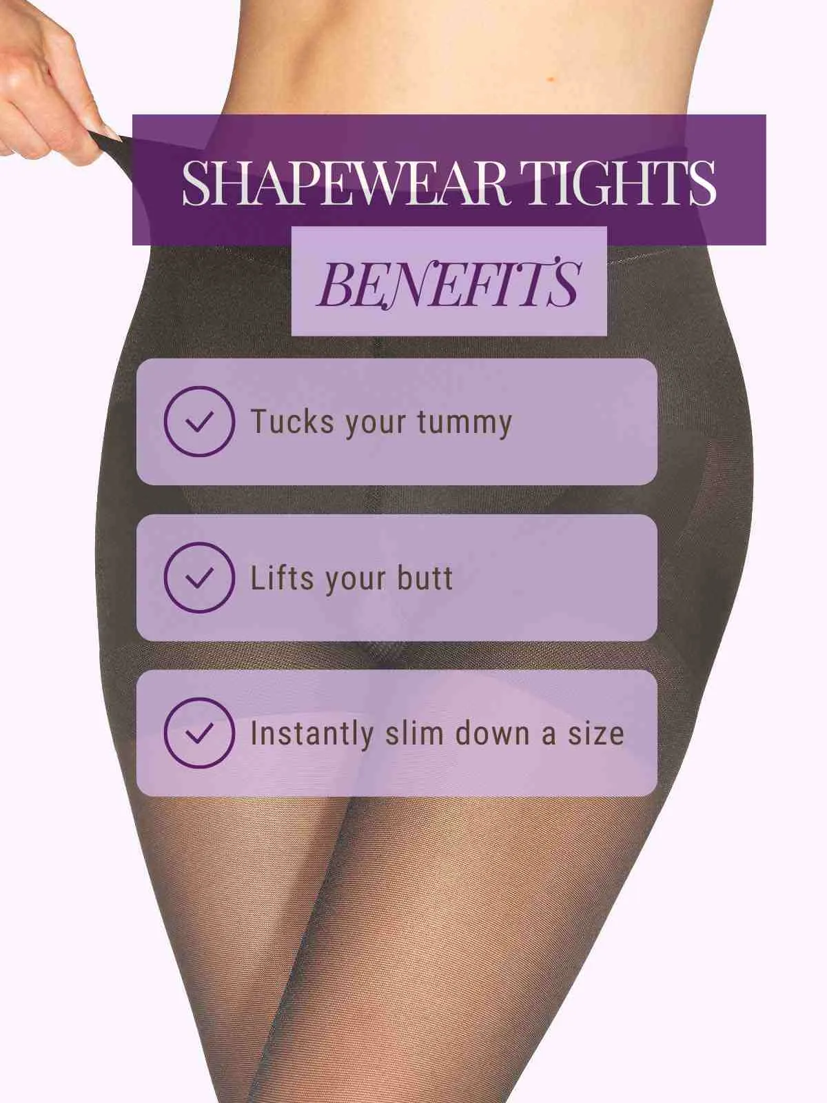 CLARISSA Shapewear Semi-Sheer Tights