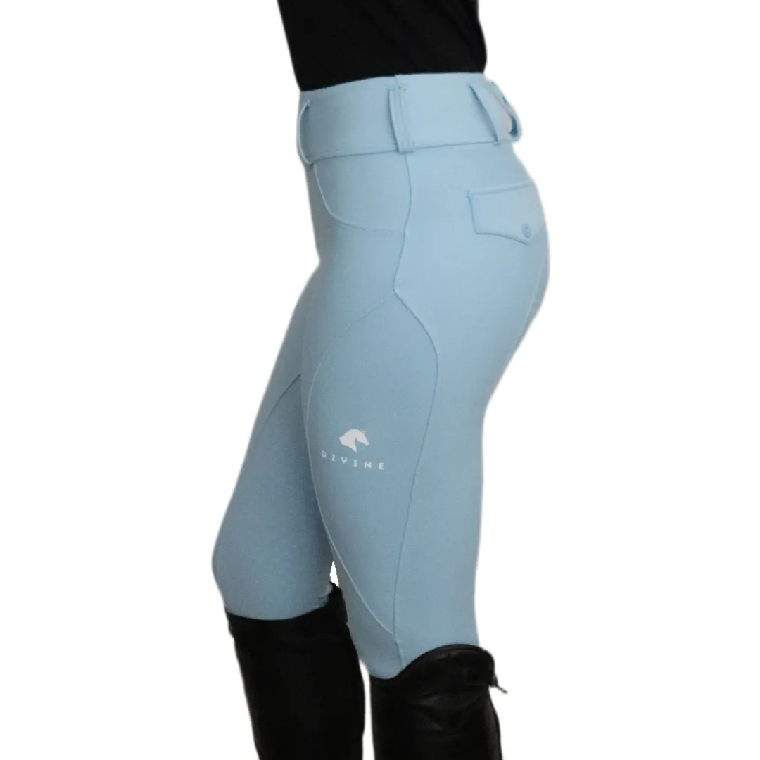 Comfort Grip Leggings - Sky Blue