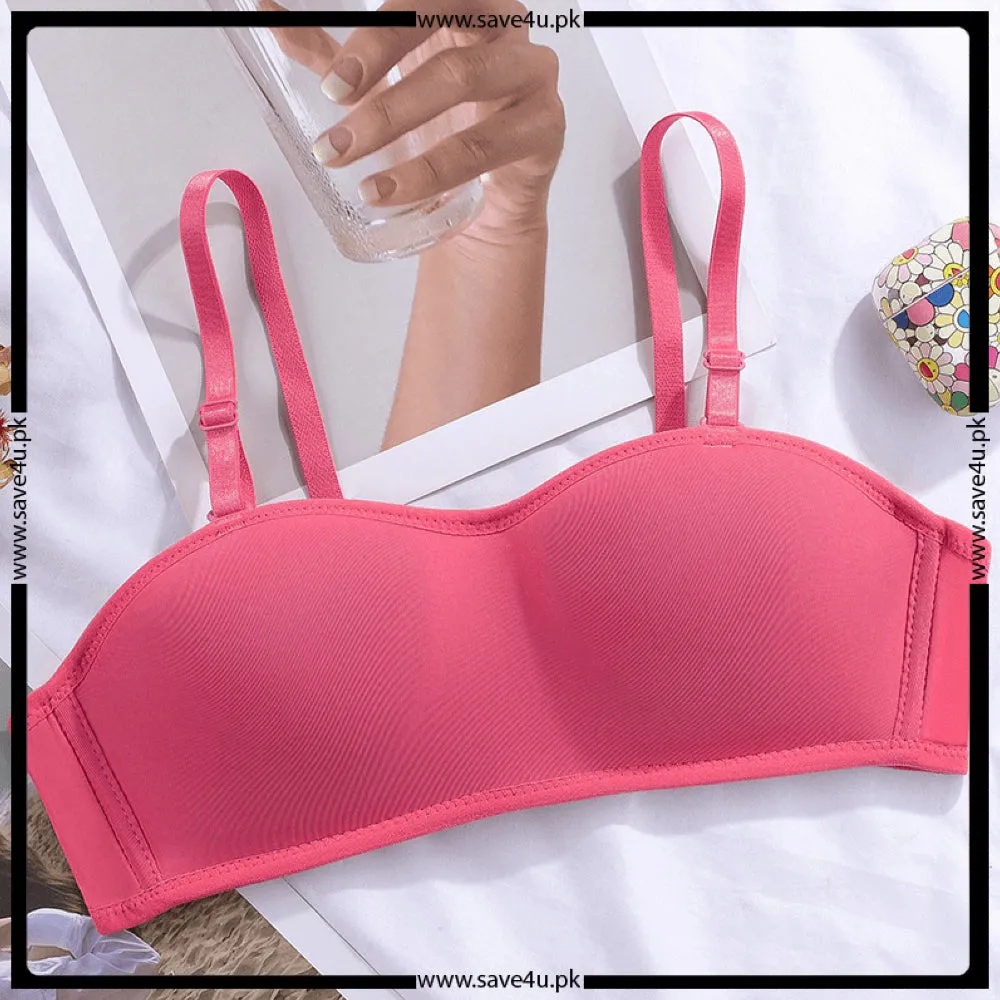 Comfortable Seamless Lightly Pads Demi Bra