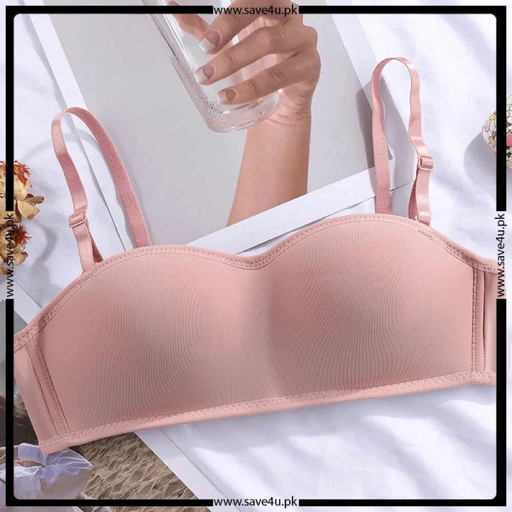 Comfortable Seamless Lightly Pads Demi Bra