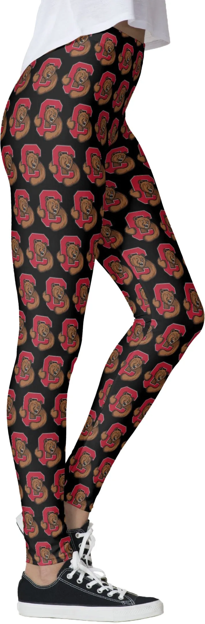 Cornell Black Tailgate Leggings