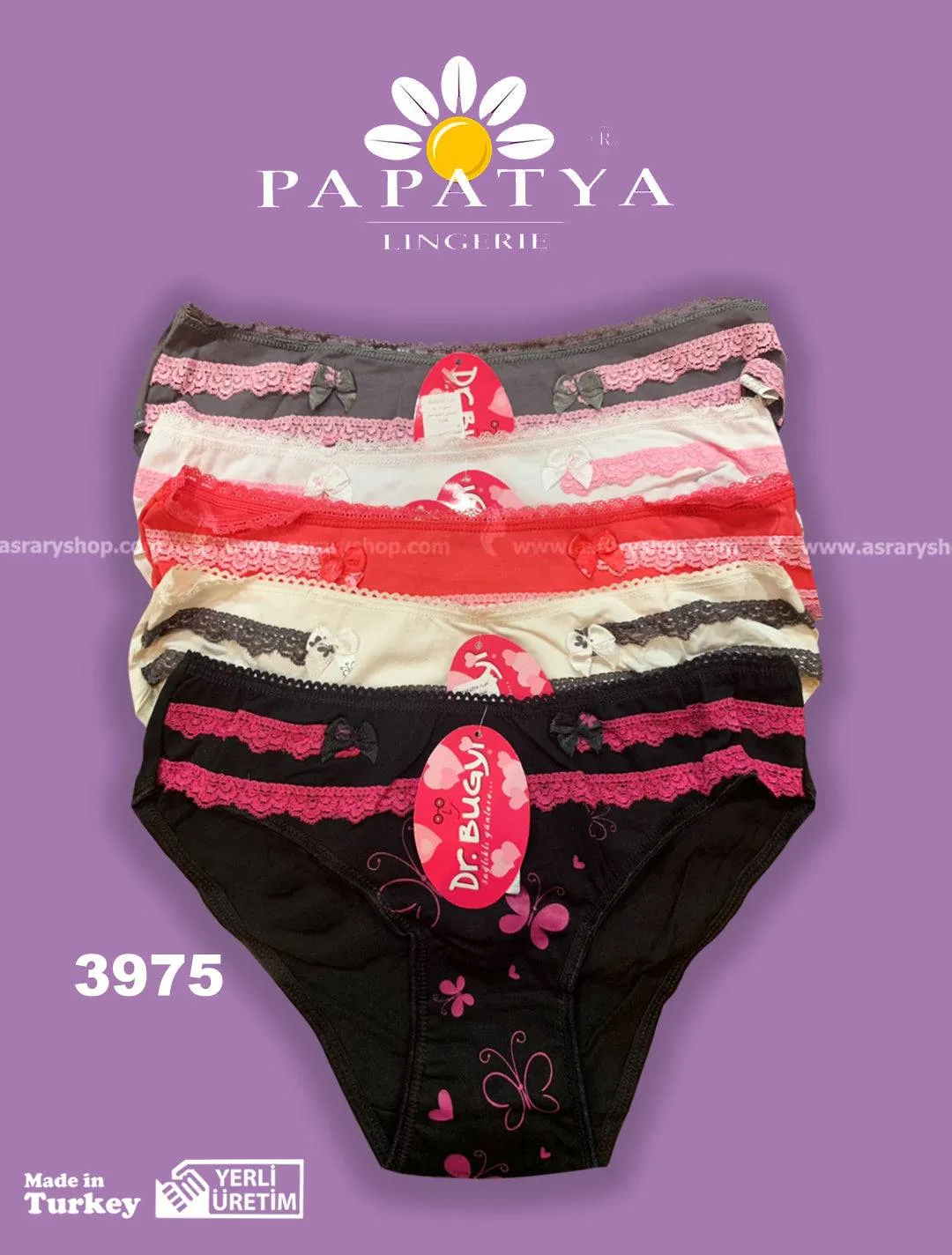 Cotton with Lace Panty 3975