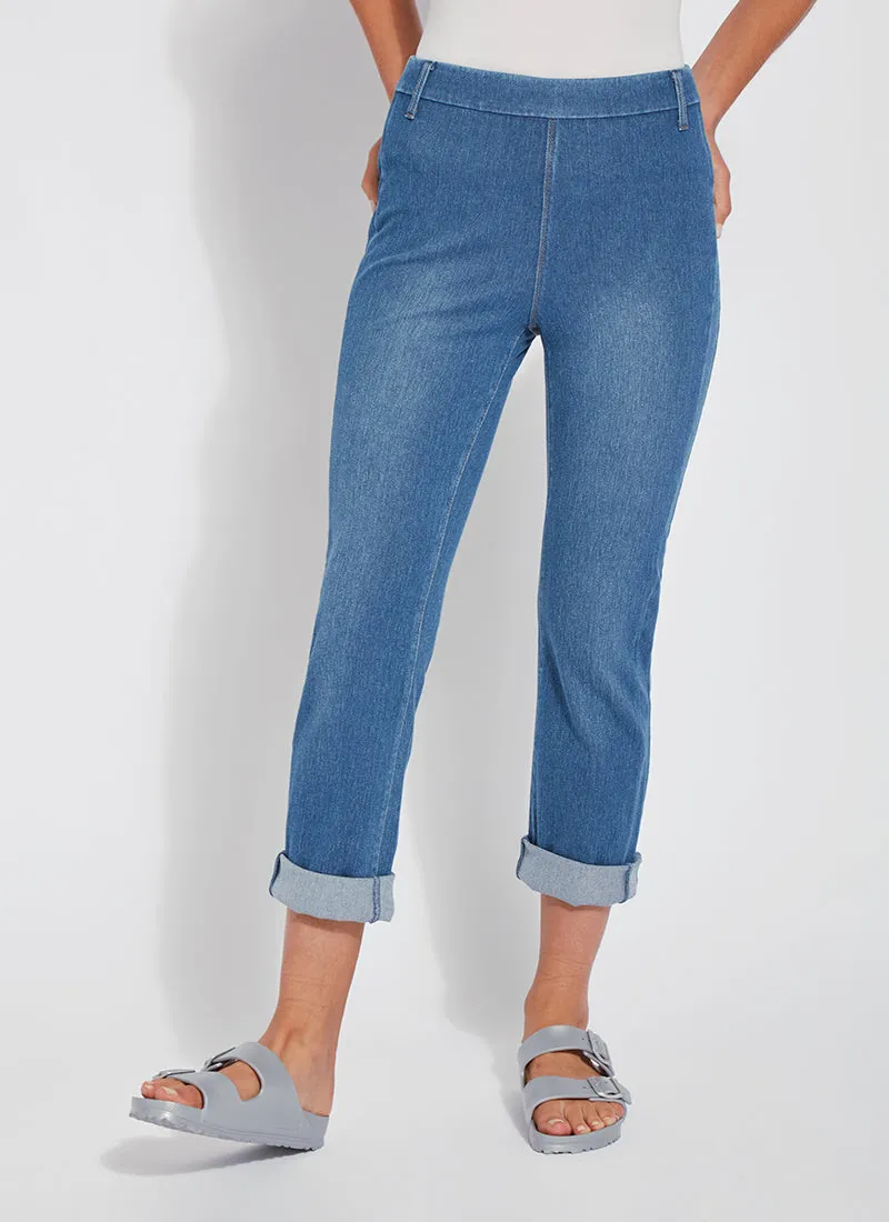 Cropped Boyfriend Denim (24" Inseam, Cuffed)