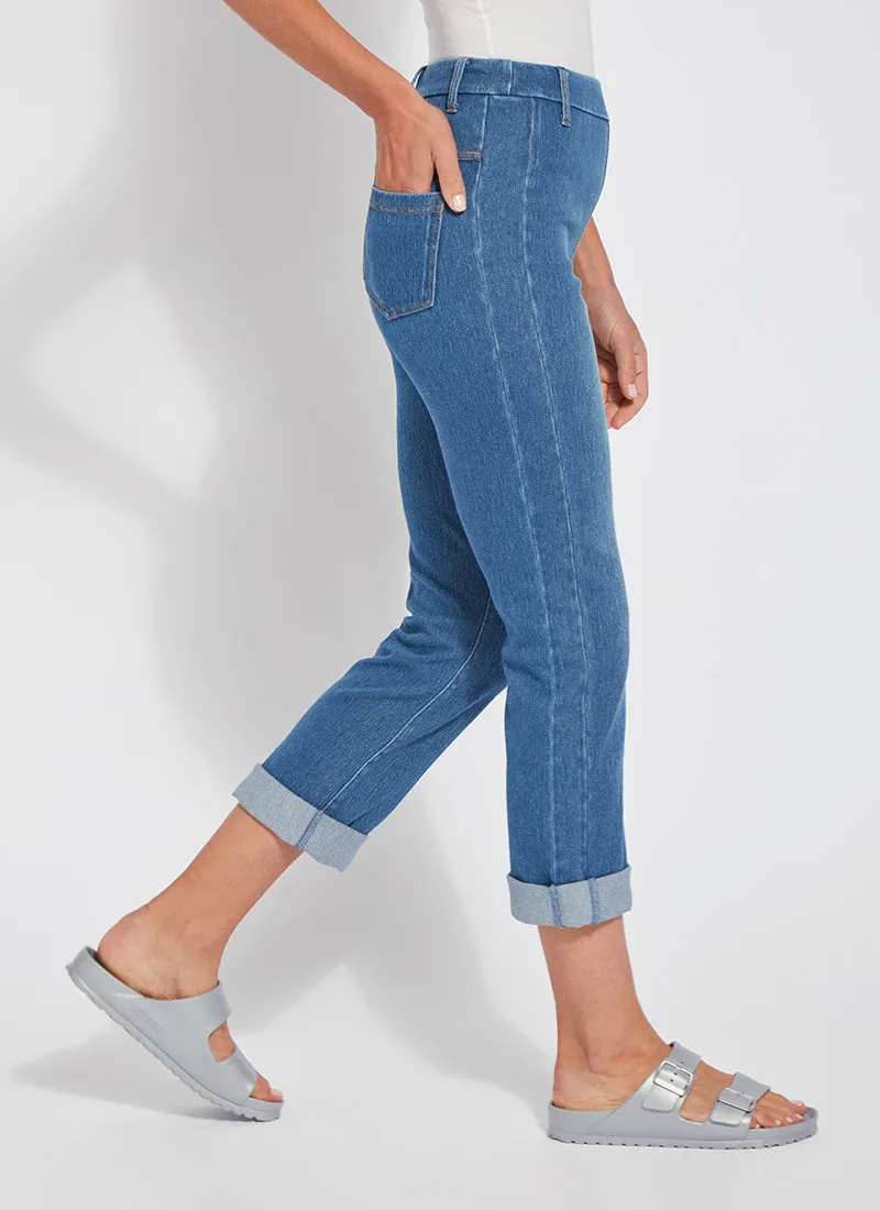 Cropped Boyfriend Denim (24" Inseam, Cuffed)