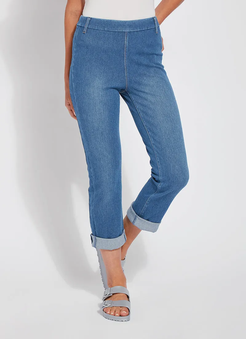 Cropped Boyfriend Denim (24" Inseam, Cuffed)