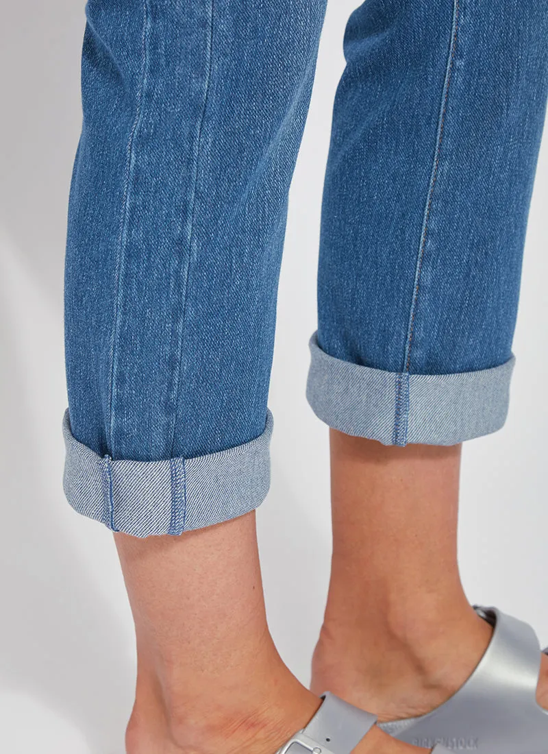 Cropped Boyfriend Denim (24" Inseam, Cuffed)